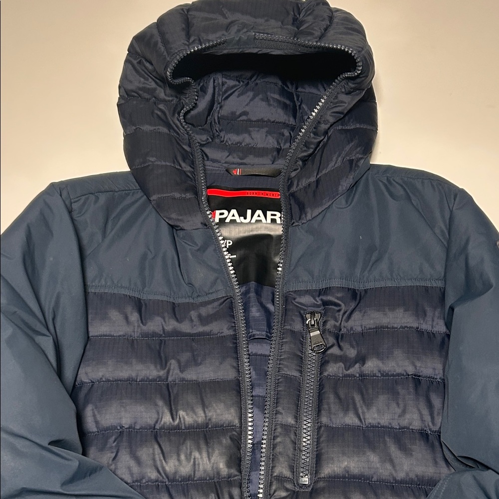 Pajar Men's Dark Blue Quilted Puffer Jacket